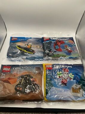 LEGO Polybag Lot of 4 City Creator Technic DREAMZzz Sealed Sets